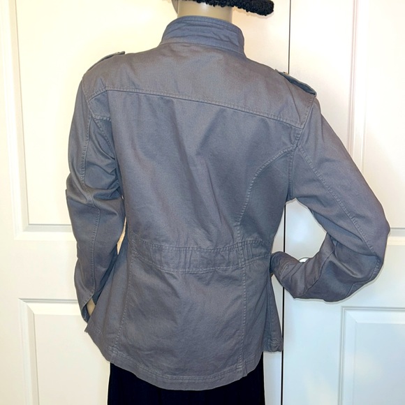 NOROZE Ladies Grey Military Style Summer Jacket New Without Tag - Picture 10 of 17